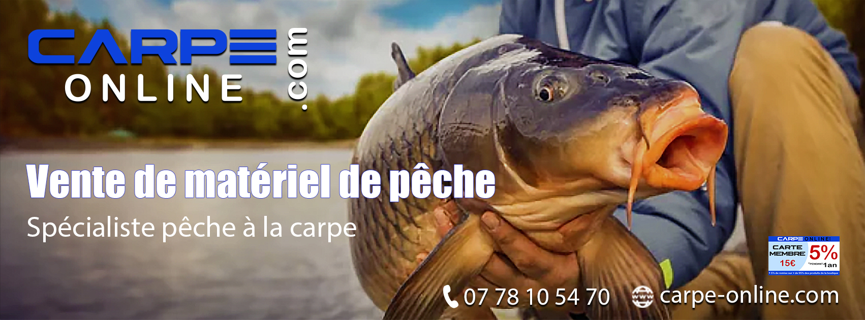 Matériel pêche à la Carpe - Carpe Online