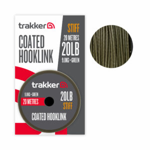 TRAKKER STIFF COATED HOOKLINK(20LB)(9.8KG)(20M)
